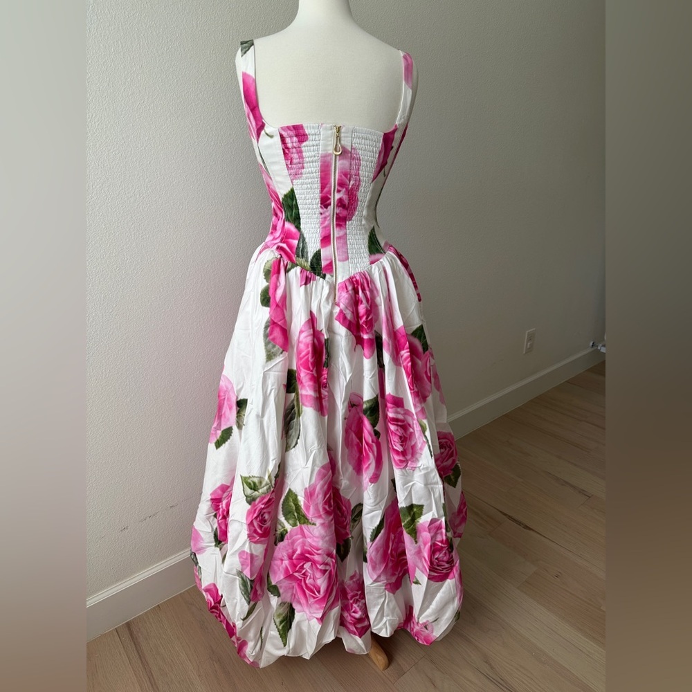 Aje Alani Gown Soft Rose Light Floral US 2 - Picture 14 of 15